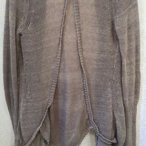 Anthropologie Tan Cardigan Sweater